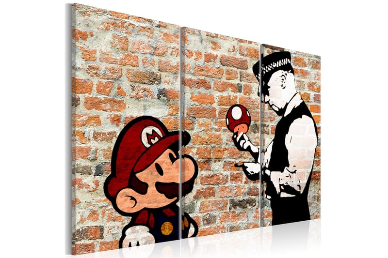Tavla Caught Mario 120x80, Artgeist sp. z o. o.