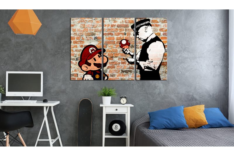 Tavla Caught Mario 90x60 - Artgeist sp. z o. o. - Inredning - Tavlor & konst - Canvastavlor