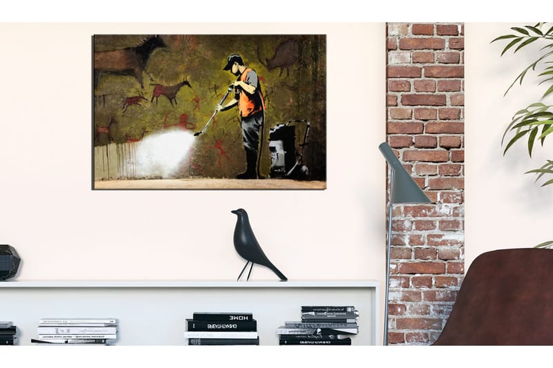 Tavla Cave Painting by Banksy 120x80 VALUE_MISSING_1 - Inredning - Tavlor & konst - Canvastavlor