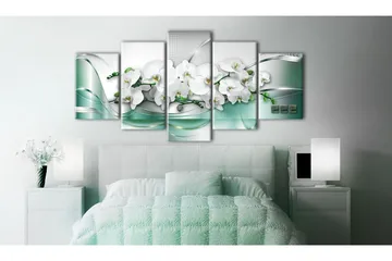 Tavla Celadon Ribbon 100x50 - Artgeist sp. z o. o. - Inredning - Tavlor & konst - Canvastavlor