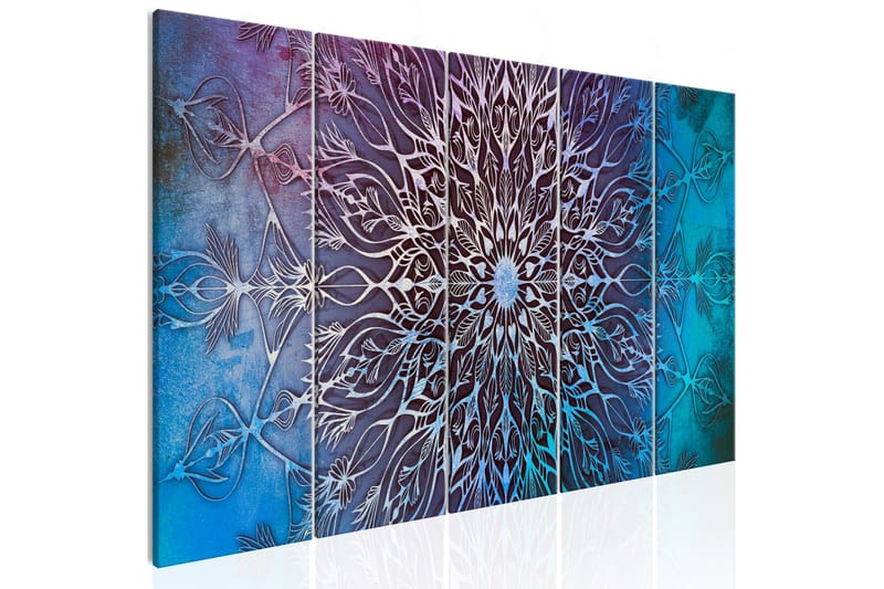 Tavla Center 5 Parts Narrow Blue 200x80 - Artgeist sp. z o. o. - Inredning - Tavlor & konst - Canvastavlor
