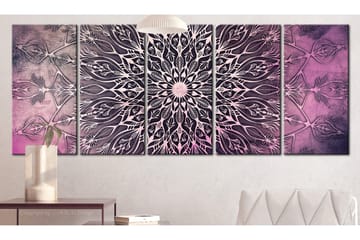 Tavla Center 5 Parts Narrow Pink 200x80 - Artgeist sp. z o. o. - Inredning - Tavlor & konst - Canvastavlor