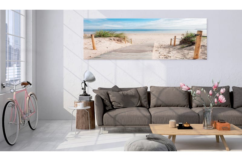 Tavla Charming Beach 135x45 - Artgeist sp. z o. o. - Inredning - Tavlor & konst - Canvastavlor