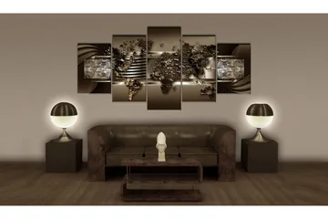 Tavla Chocolate Map 100x50 - Artgeist sp. z o. o. - Inredning - Tavlor & konst - Canvastavlor