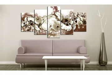 Tavla Chocolate Orchid 200x100 - Artgeist sp. z o. o. - Inredning - Tavlor & konst - Canvastavlor