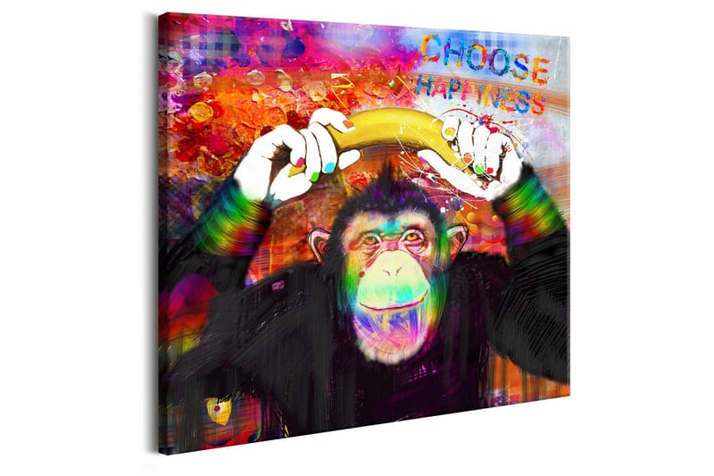 Tavla Choose Happiness 40x40 - Artgeist sp. z o. o. - Inredning - Tavlor & konst - Canvastavlor