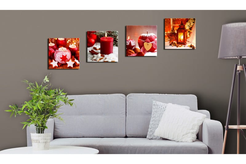 Tavla Christmas Time 60x60 - Artgeist sp. z o. o. - Inredning - Tavlor & konst - Canvastavlor