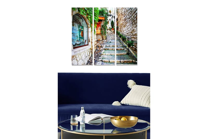 Tavla City 3-pack Flerfärgad, 20x50 cm