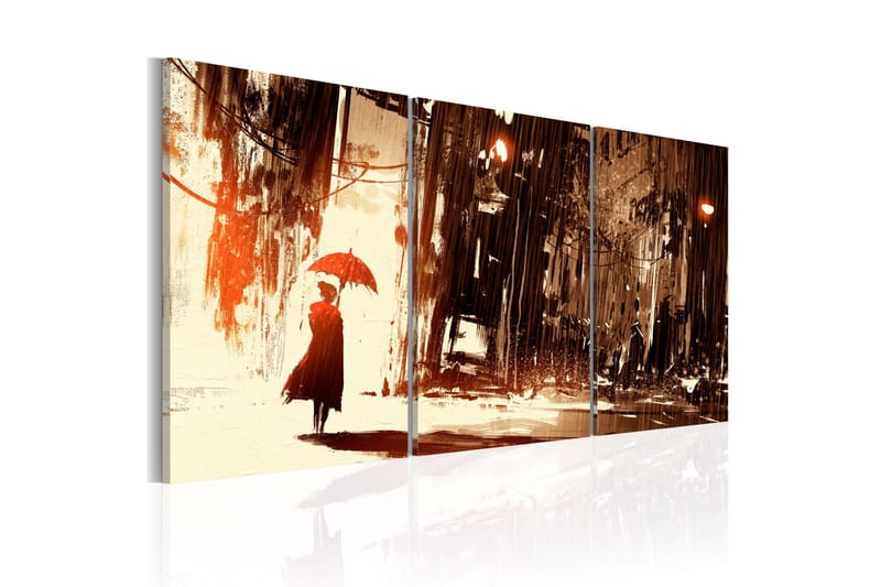 Tavla City in the Rain 60x30 - Artgeist sp. z o. o. - Inredning - Tavlor & konst - Canvastavlor