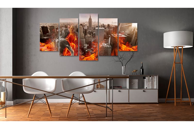 Tavla City of Love 200x100 - Artgeist sp. z o. o. - Inredning - Tavlor & konst - Canvastavlor