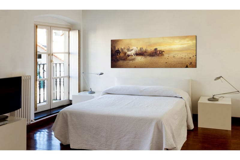 Tavla City Of Stallions 120x40 - Artgeist sp. z o. o. - Inredning - Tavlor & konst - Canvastavlor