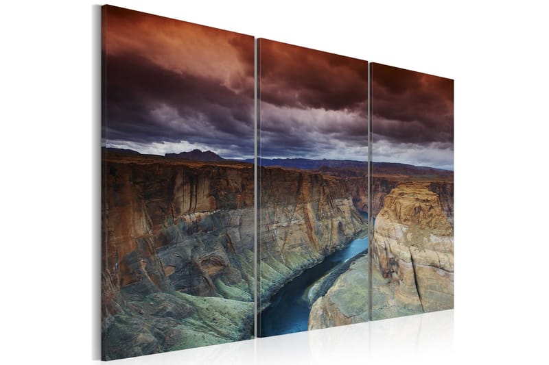 Tavla Clouds Over The Grand Canion In Colorado 120x80, Artgeist sp. z o. o.