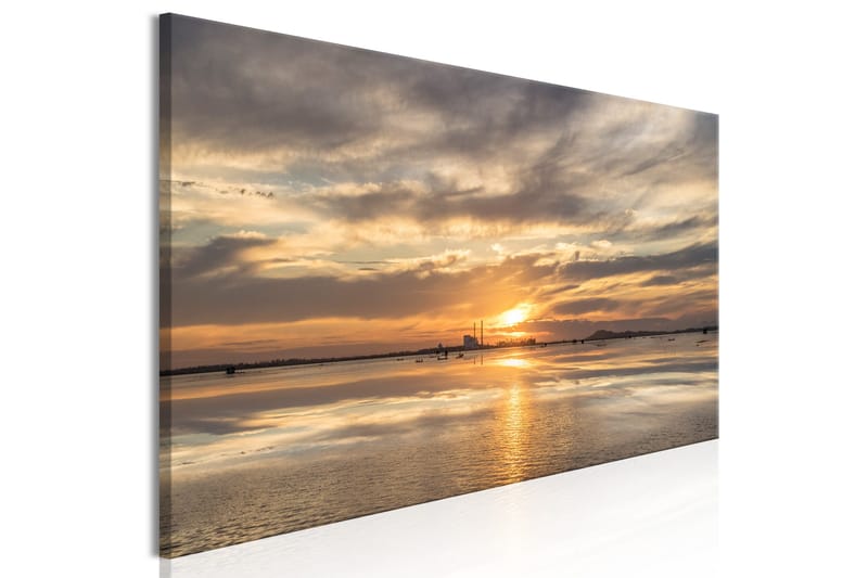 Tavla Cloudy Evening (1 Part) Narrow 150x50 - Inredning - Tavlor & konst - Canvastavlor