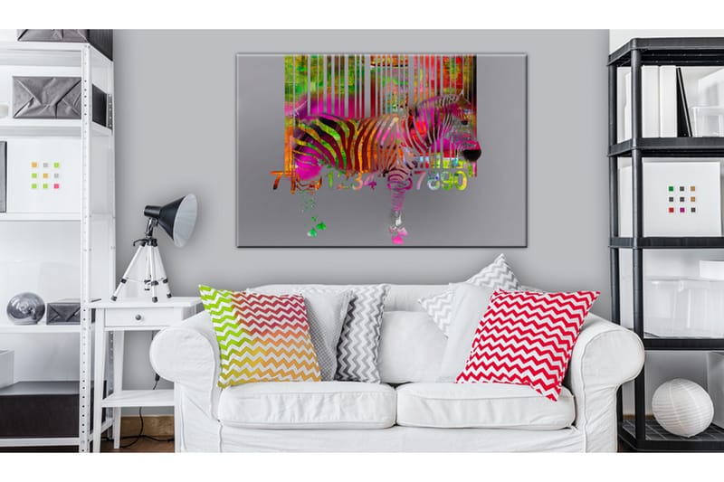 Tavla Code of Zebra 60x40 - Artgeist sp. z o. o. - Inredning - Tavlor & konst - Canvastavlor