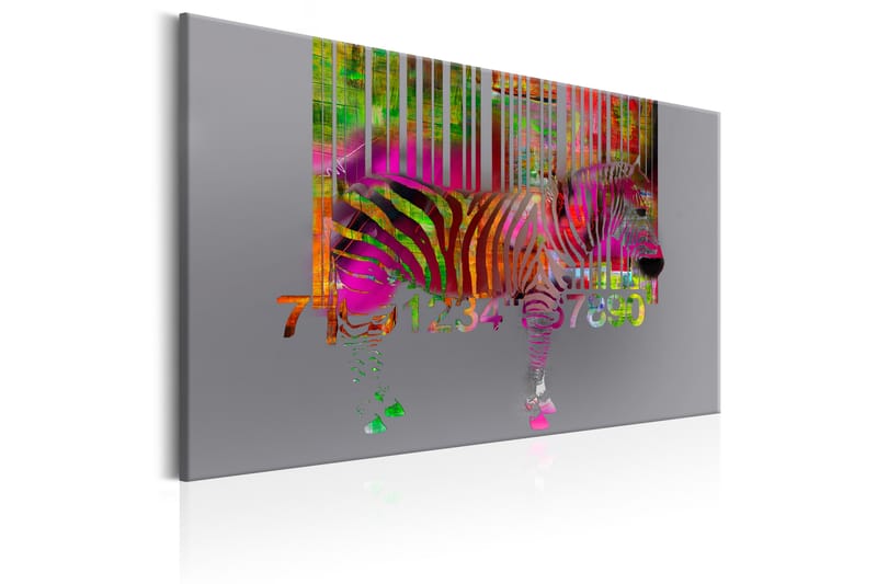 Tavla Code of Zebra 60x40 - Artgeist sp. z o. o. - Inredning - Tavlor & konst - Canvastavlor