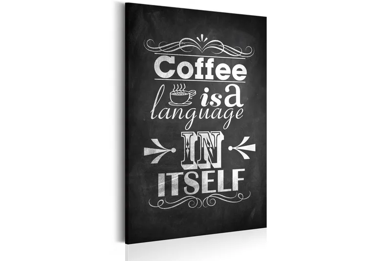 Tavla Coffee Language 80x120 cm, undefined
