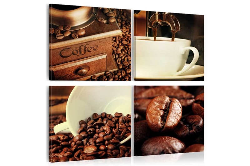 Tavla Coffee Tasting 80x80 - Artgeist sp. z o. o. - Canvastavlor