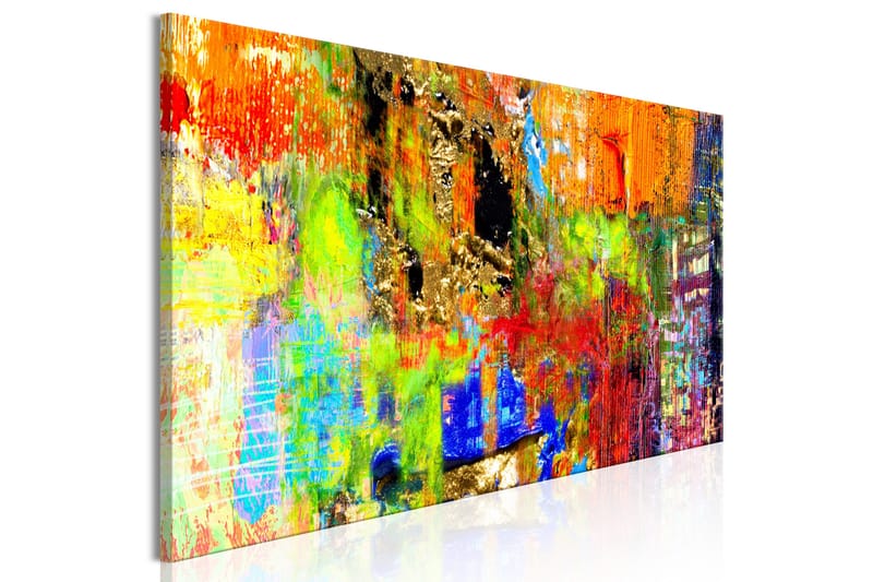 Tavla Colourful Abstraction (1 Part) Narrow 120x40 - Artgeist sp. z o. o. - Inredning - Tavlor & konst - Canvastavlor