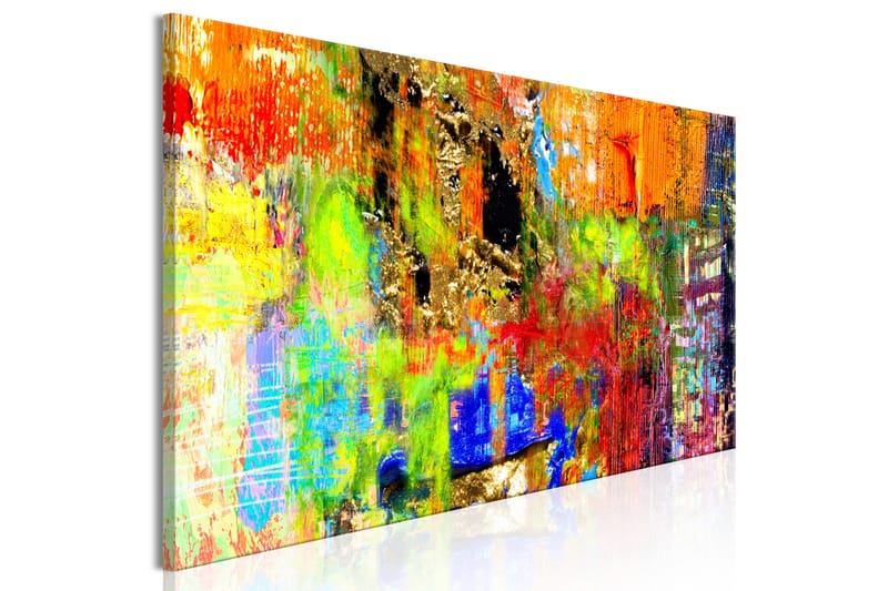 Tavla Colourful Abstraction (1 Part) Narrow 150x50 - Artgeist sp. z o. o. - Inredning - Tavlor & konst - Canvastavlor