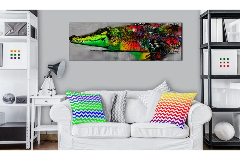 Tavla Colourful Beast 150x50 - Artgeist sp. z o. o. - Inredning - Tavlor & konst - Canvastavlor