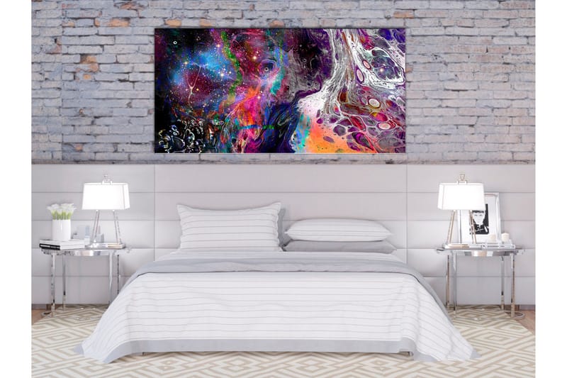 Tavla Colourful Galaxy (1 Part) Wide 120x60, Artgeist sp. z o. o.