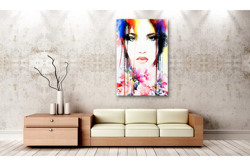 Tavla Colourful Lady 40x60 - Artgeist sp. z o. o. - Inredning - Tavlor & konst - Canvastavlor
