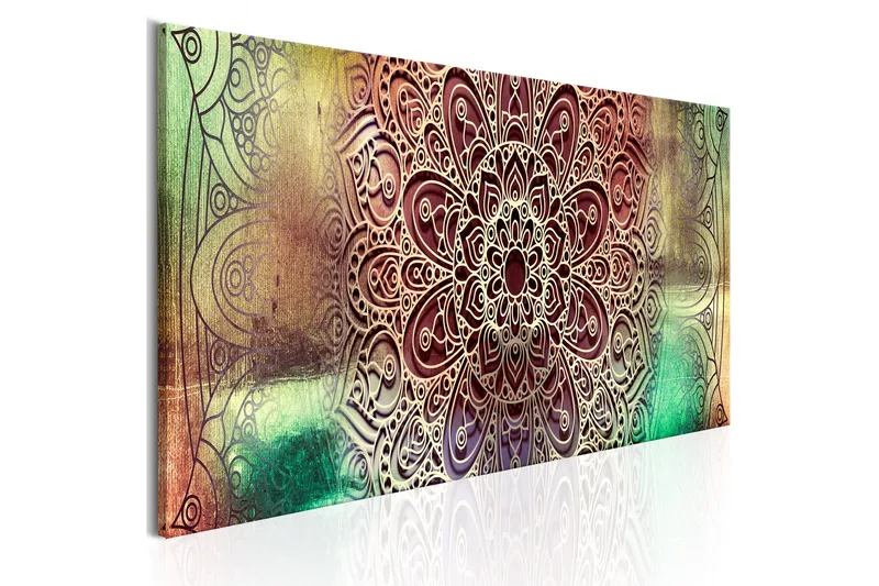 Tavla Colourful Mandala 135x45, Artgeist sp. z o. o.