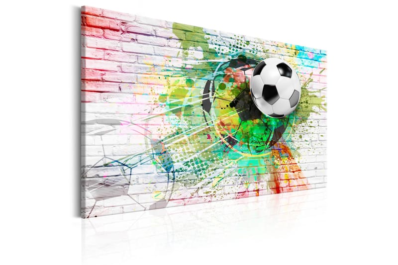 Tavla Colourful Sport (Football) 90x60 - Artgeist sp. z o. o. - Inredning - Tavlor & konst - Canvastavlor