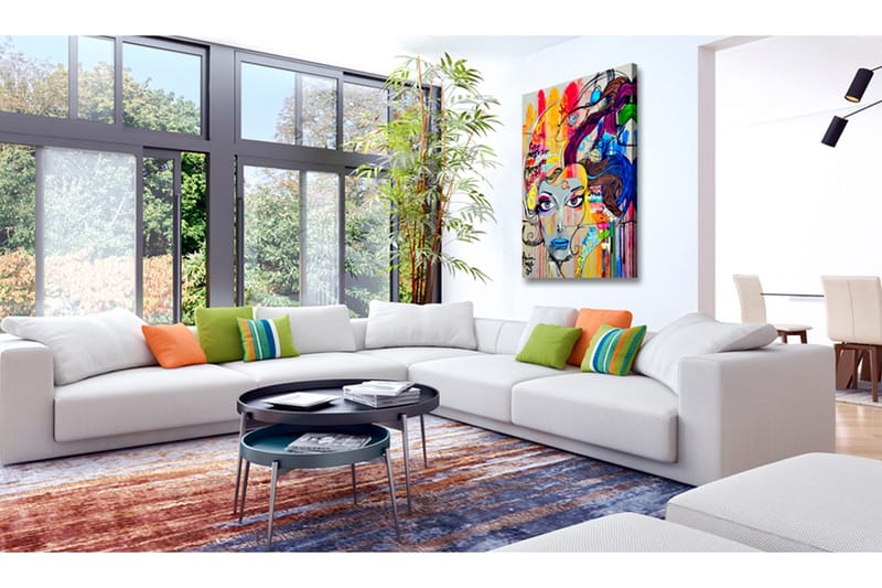 Tavla Colourful Thoughts 60x90 - Artgeist sp. z o. o. - Inredning - Tavlor & konst - Canvastavlor
