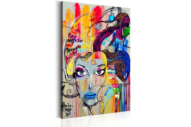 Tavla Colourful Thoughts 60x90 - Artgeist sp. z o. o. - Inredning - Tavlor & konst - Canvastavlor