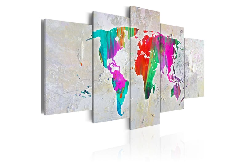 Tavla Colourful Planet 100x50 - Artgeist sp. z o. o. - Inredning - Tavlor & konst - Canvastavlor