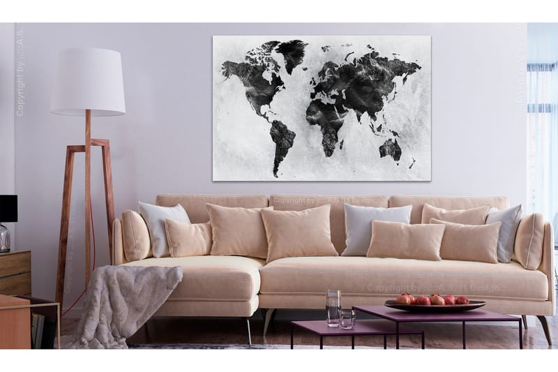 Tavla Colourless World (1 Part) Wide 90x60, Artgeist sp. z o. o.