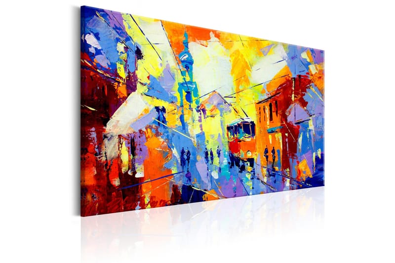 Tavla Colours of the City 120x80 - Artgeist sp. z o. o. - Inredning - Tavlor & konst - Canvastavlor