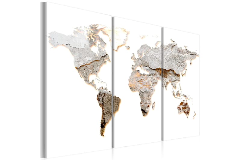 Tavla Concrete Continents 90x60, Artgeist sp. z o. o.