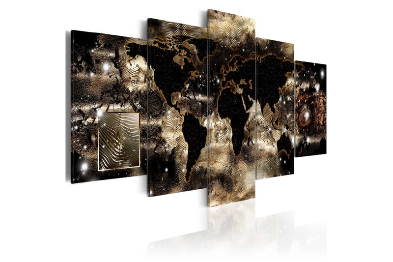 Tavla Continents And Stars 100x50, Artgeist sp. z o. o.