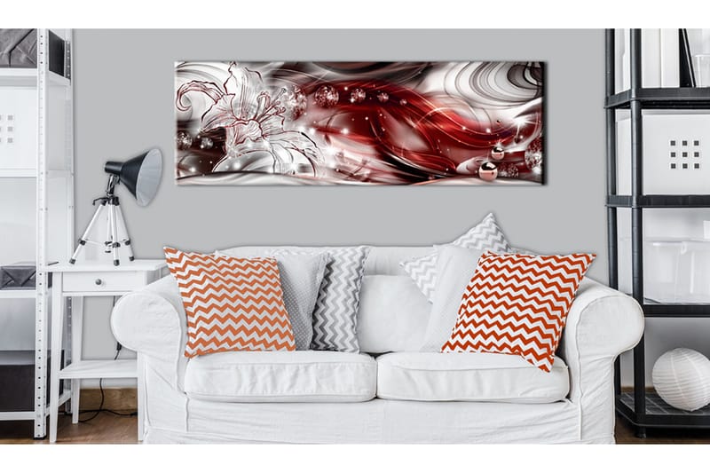 Tavla Crimson Melody 120x40 - Artgeist sp. z o. o. - Inredning - Tavlor & konst - Canvastavlor
