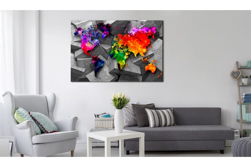Tavla Cubic World 120x80, Artgeist sp. z o. o.