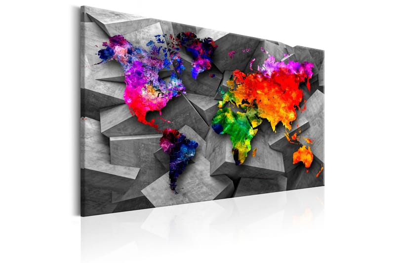 Tavla Cubic World 120x80 - Artgeist sp. z o. o. - Inredning - Tavlor & konst - Canvastavlor