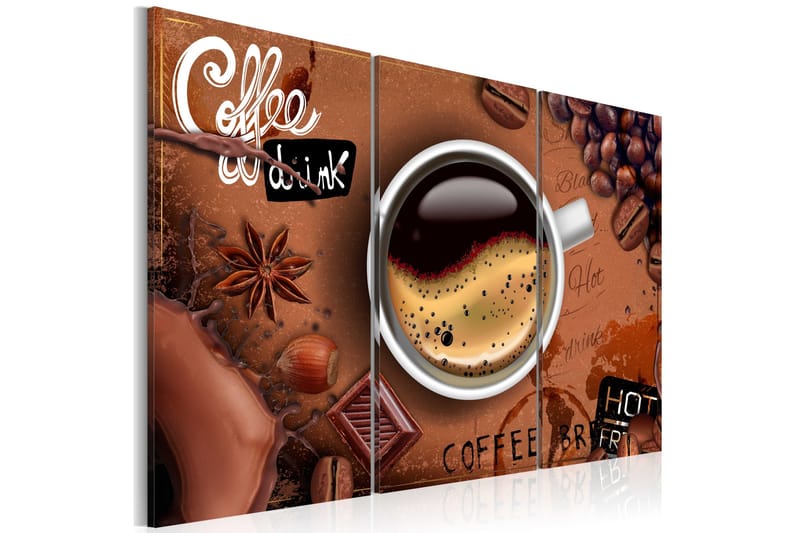 Tavla Cup Of Hot Coffee 120x80, Artgeist sp. z o. o.