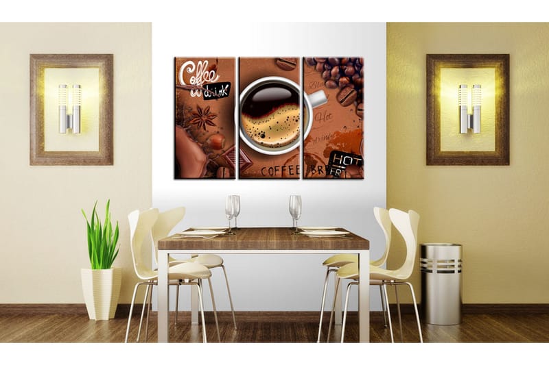 Tavla Cup Of Hot Coffee 120x80 - Artgeist sp. z o. o. - Inredning - Tavlor & konst - Canvastavlor