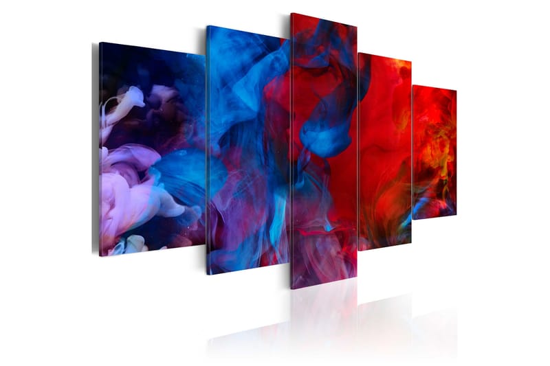 Tavla Dance Of Colourful Flames 200x100 - Artgeist sp. z o. o. - Canvastavlor