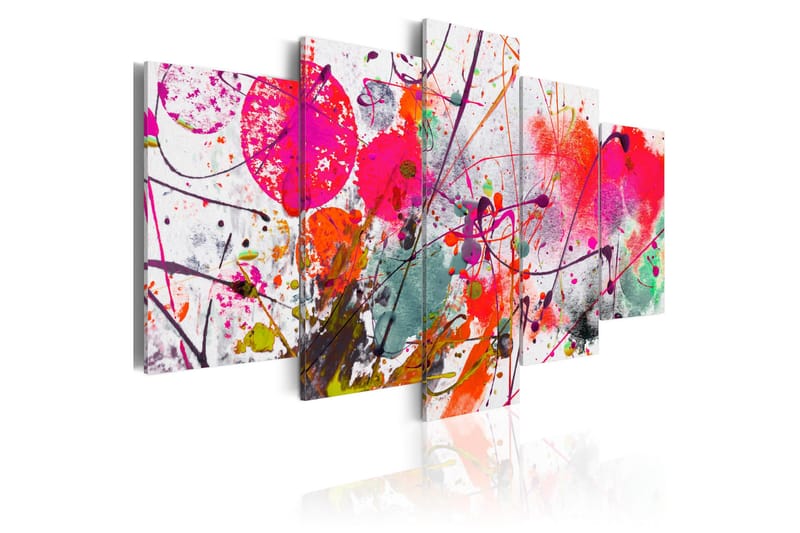 Tavla Dance Of Red 100x50, Artgeist sp. z o. o.