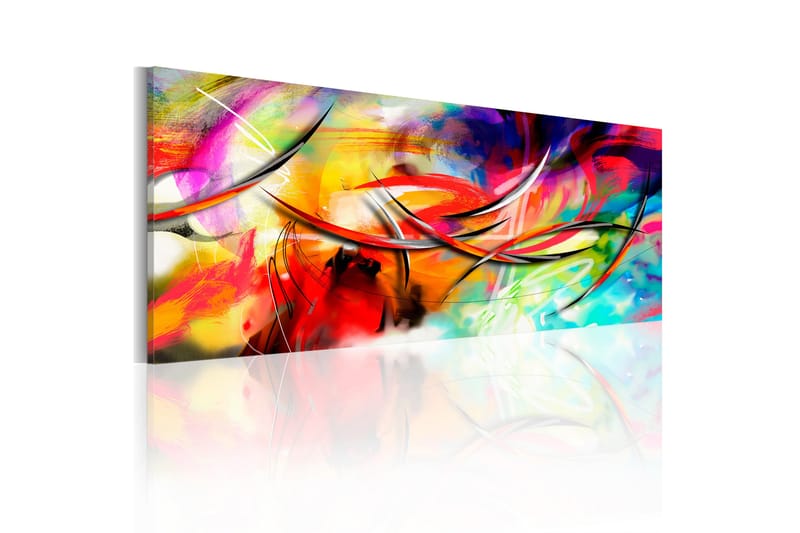Tavla Dance Of The Rainbow 150x50 - Artgeist sp. z o. o. - Canvastavlor