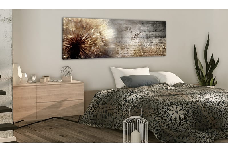 Tavla Dandelion On Concrete 150x50 - Artgeist sp. z o. o. - Inredning - Tavlor & konst - Canvastavlor