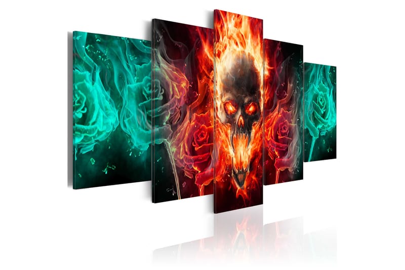 Tavla Dark Fires 100x50 - Artgeist sp. z o. o. - Inredning - Tavlor & konst - Canvastavlor
