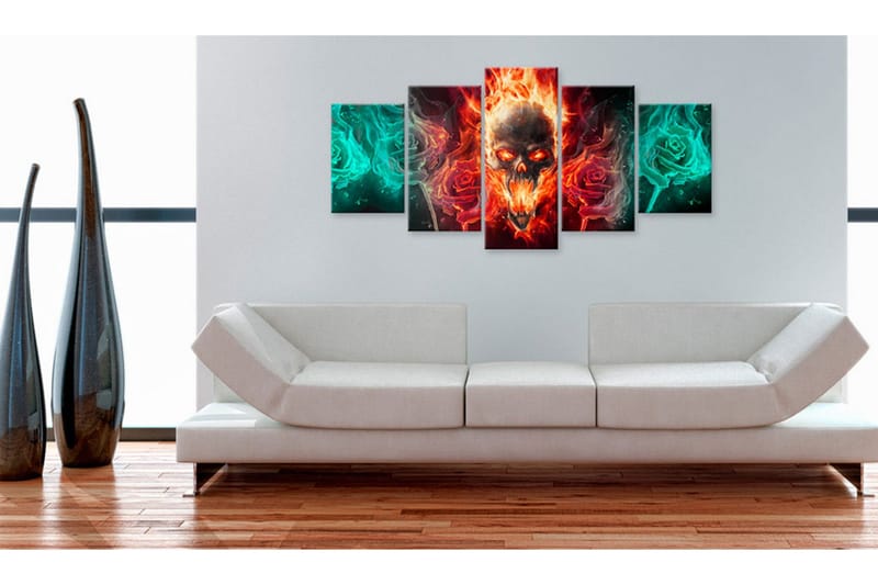 Tavla Dark Fires 200x100 - Artgeist sp. z o. o. - Inredning - Tavlor & konst - Canvastavlor
