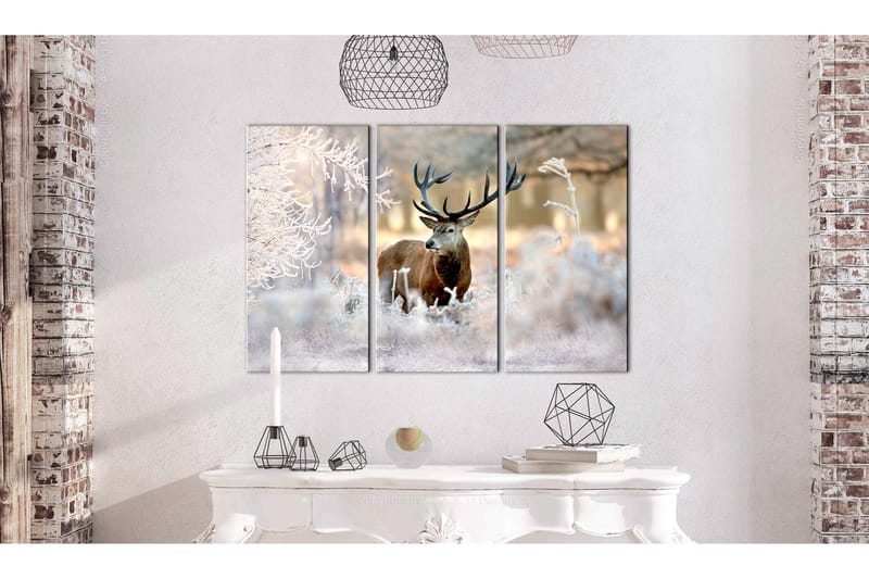 Tavla Deer In The Cold 120x80 - Artgeist sp. z o. o. - Inredning - Tavlor & konst - Canvastavlor