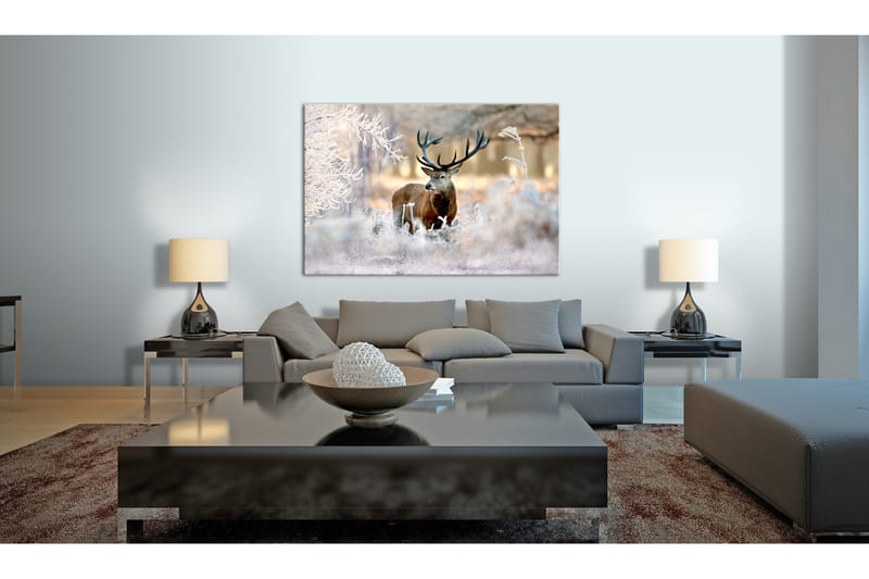 Tavla Deer In The Cold 90x60 - Artgeist sp. z o. o. - Inredning - Tavlor & konst - Canvastavlor