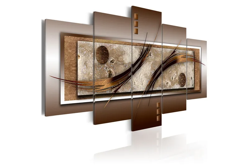 Tavla Delicate Shapes And Warm Colors 100x50, Artgeist sp. z o. o.