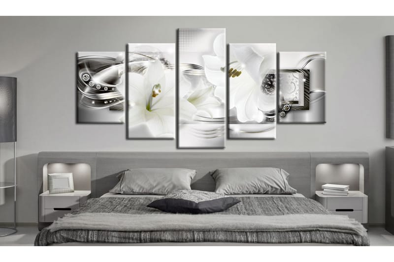 Tavla Diamond Sparkle Of Lily 200x100 - Artgeist sp. z o. o. - Inredning - Tavlor & konst - Canvastavlor